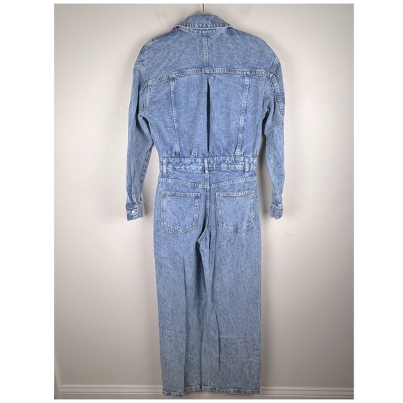 Free People | Touch The Sky One Piece Utility Inspired Denim Jumpsuit | XS - Picture 10 of 16